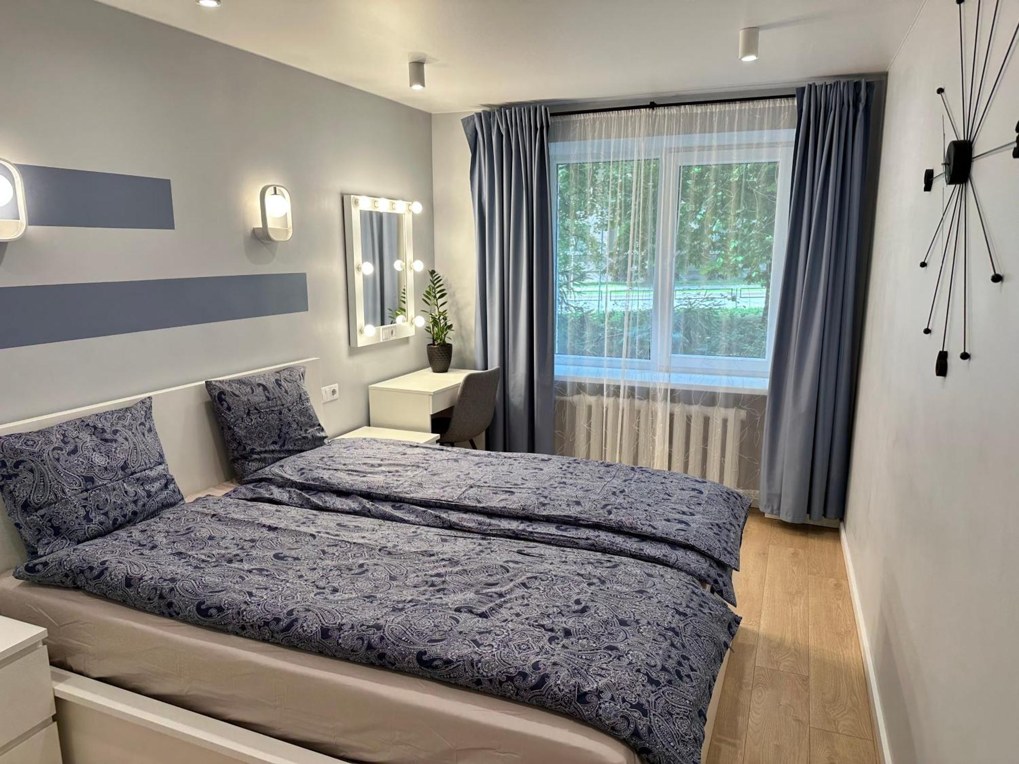 Parkside Escape: Stylish 1-Br Apartment Rīga Exterior foto